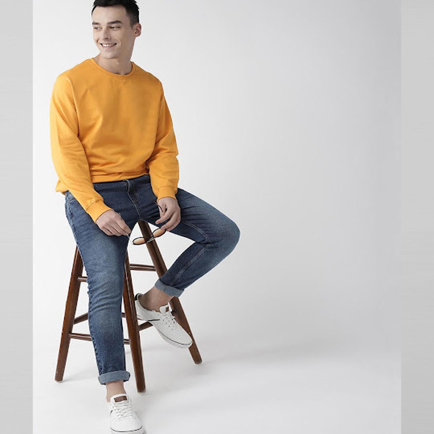 Basic Mustard Sweatshirt