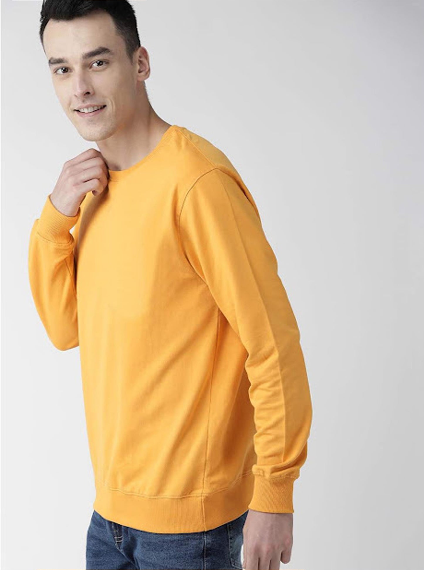 Basic Mustard Sweatshirt