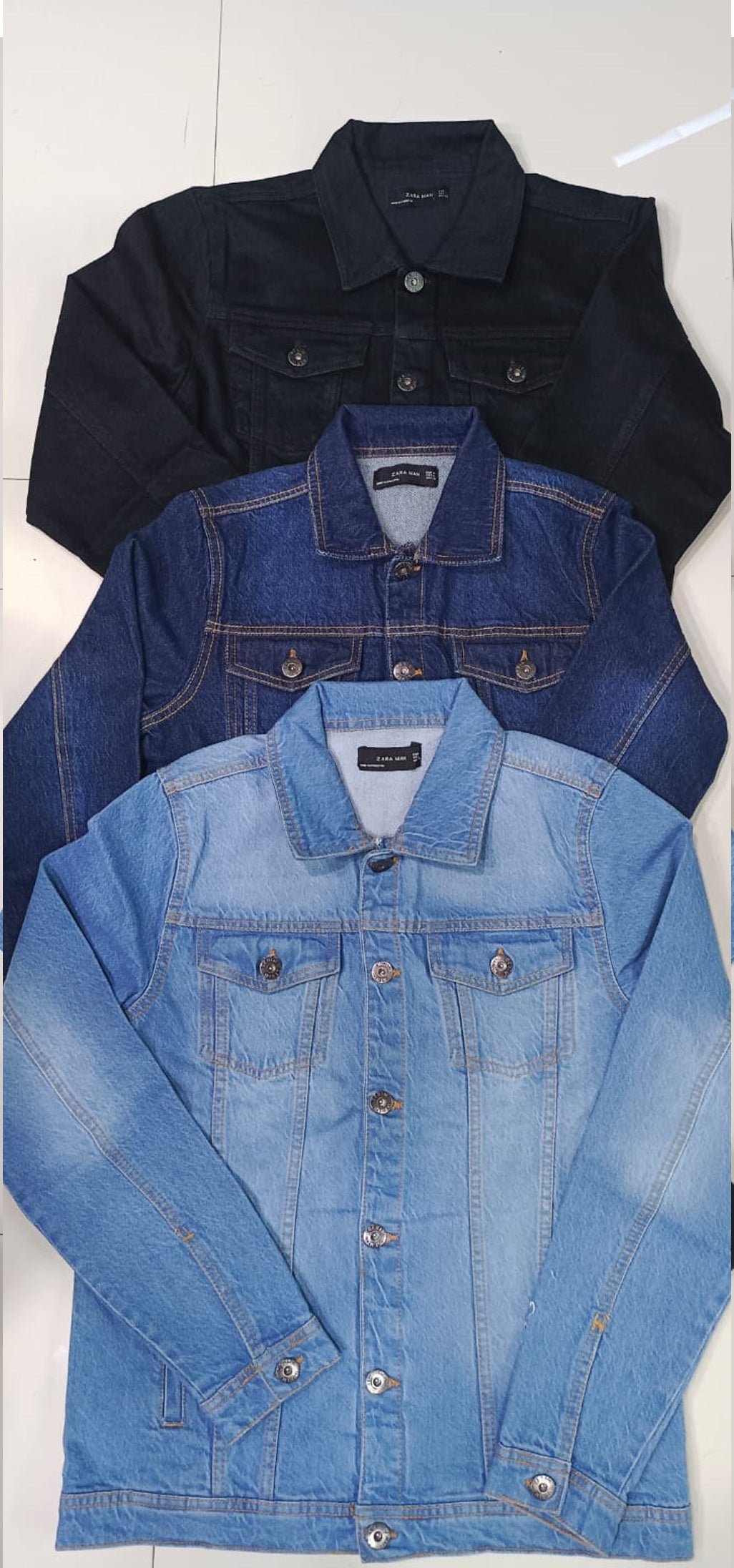 Men's Light Blue Blue Denim Jacket