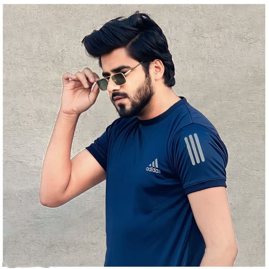 Adidas Three Stripes Tracksuit Navy Blue Color