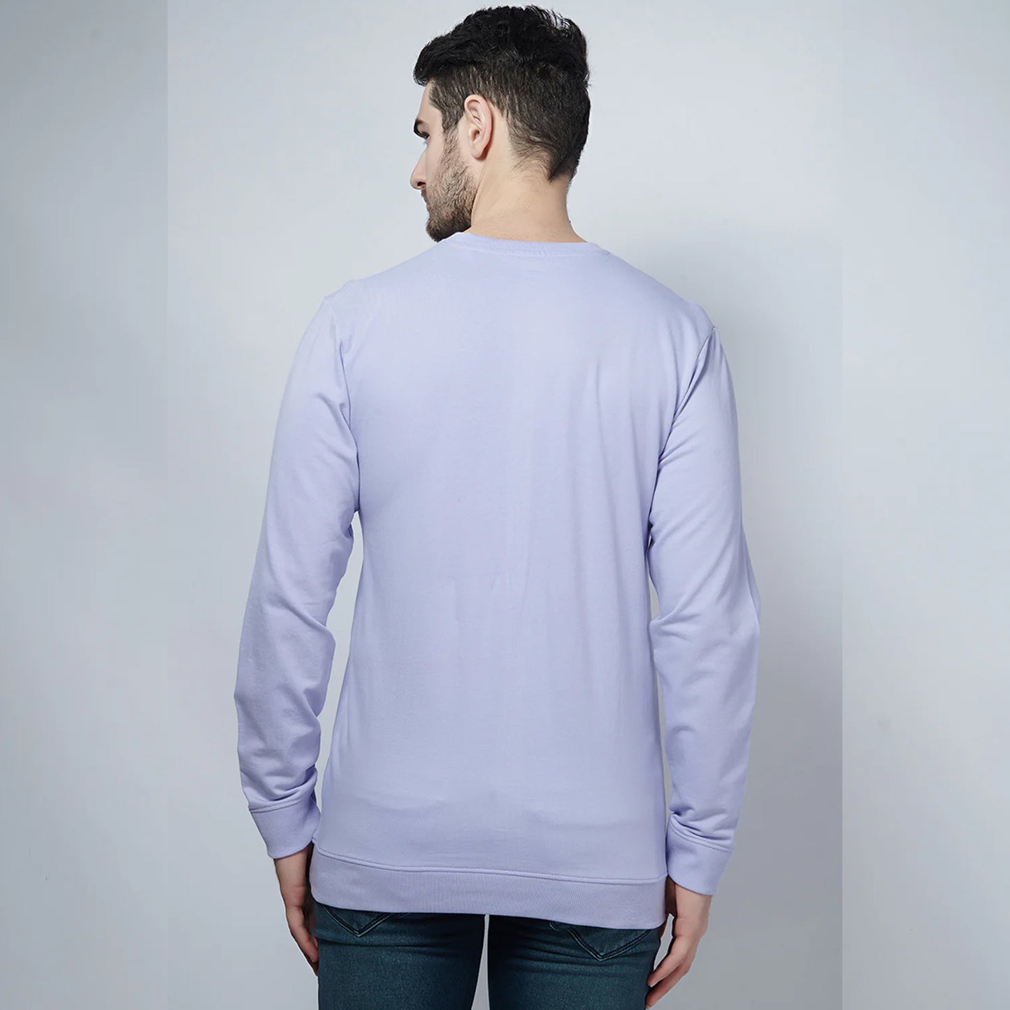 Basic Light Purple Sweatshirt