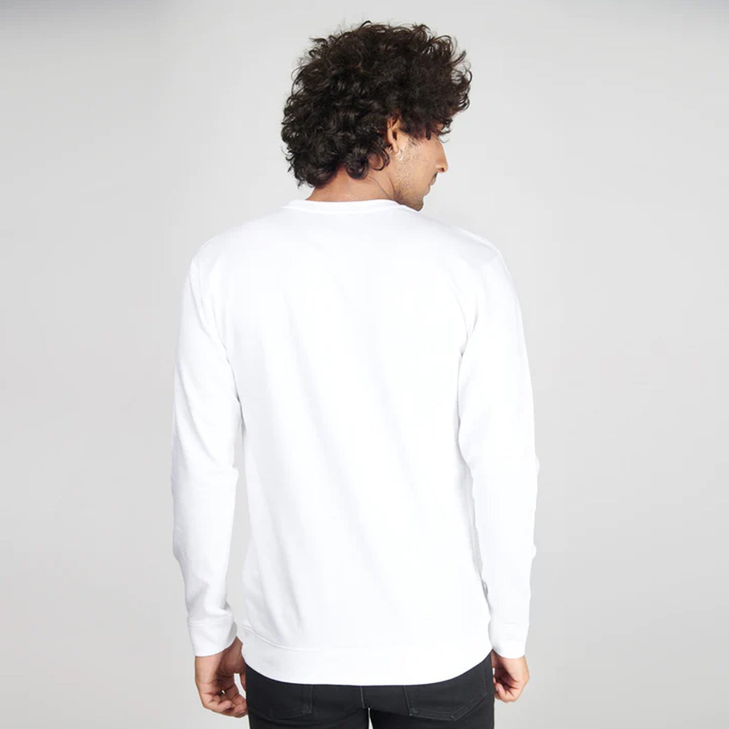 Basic White Sweatshirt
