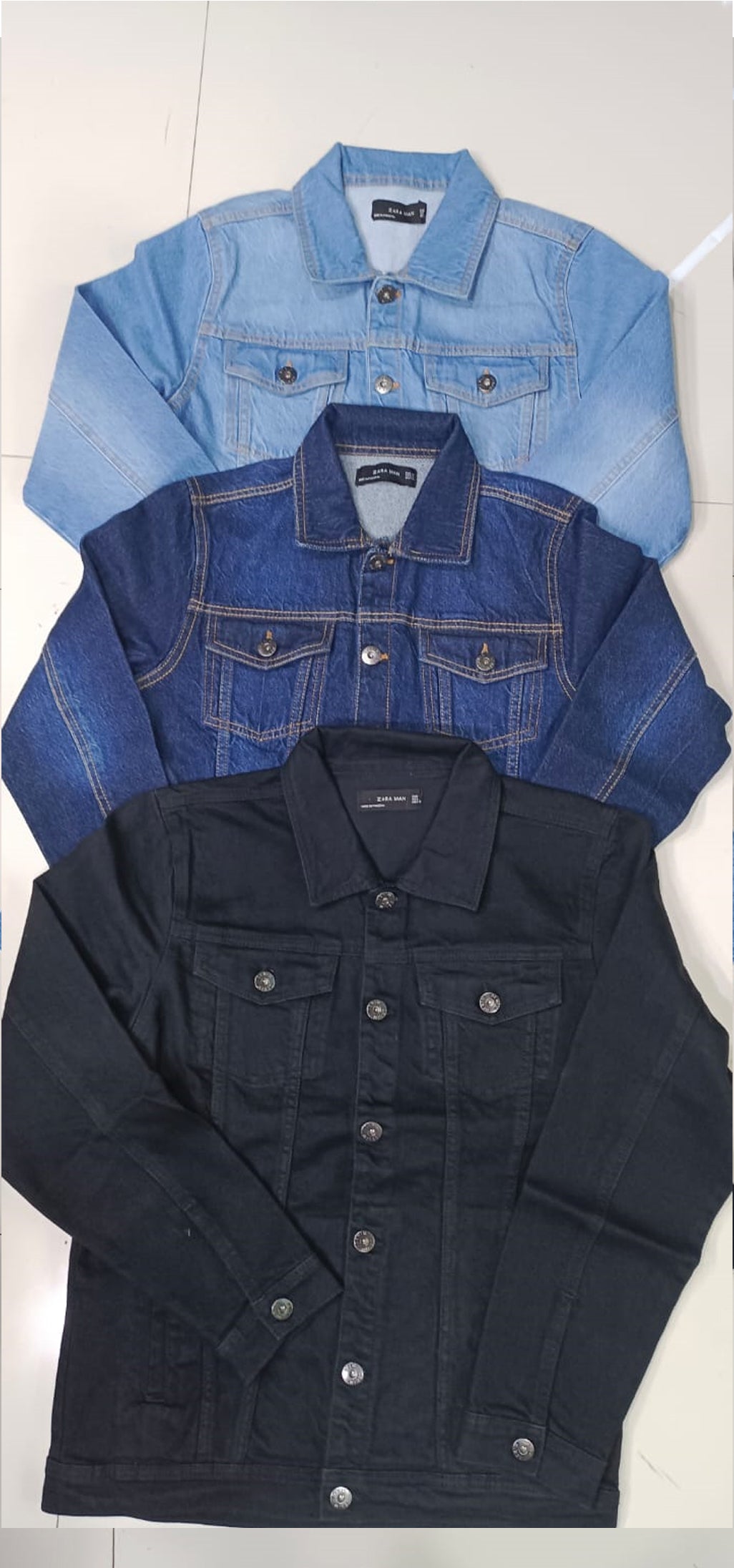 Men's Black Denim Jacket