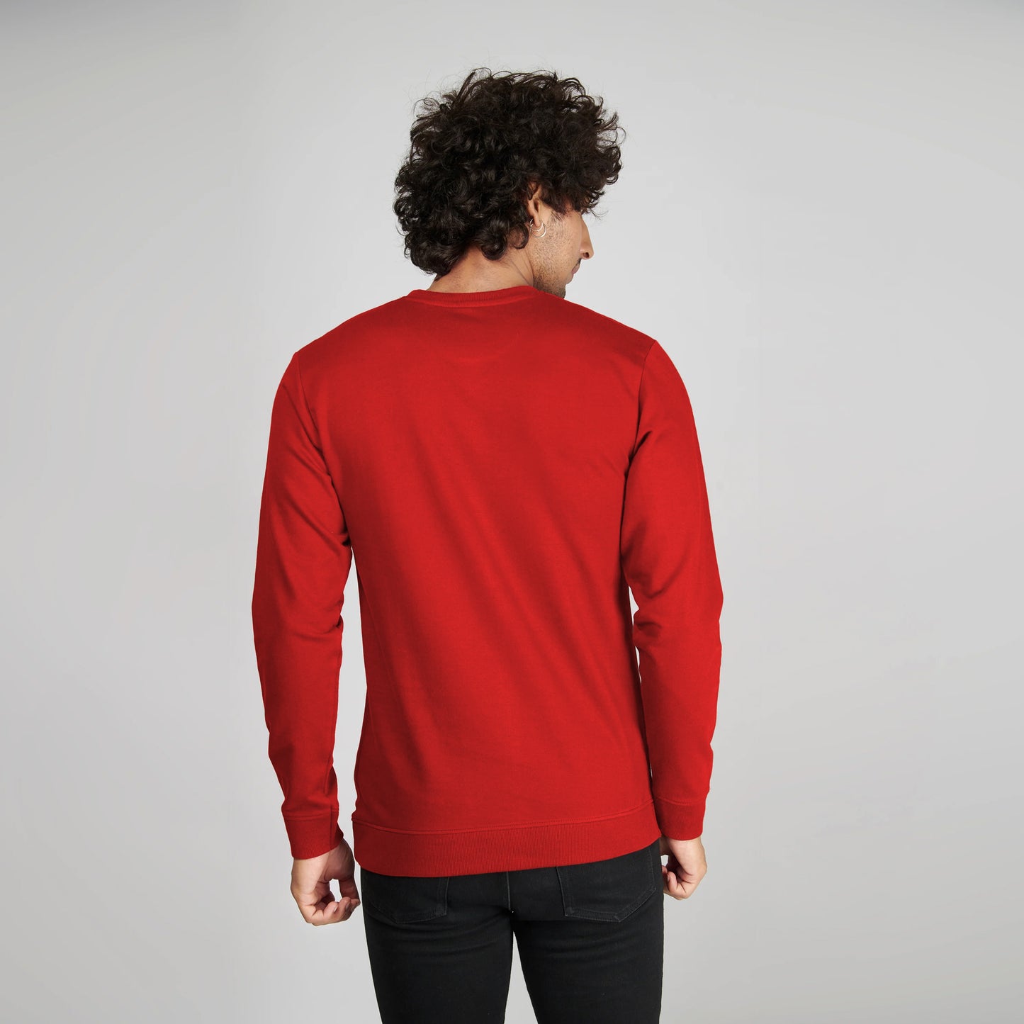 Basic Red Sweatshirt
