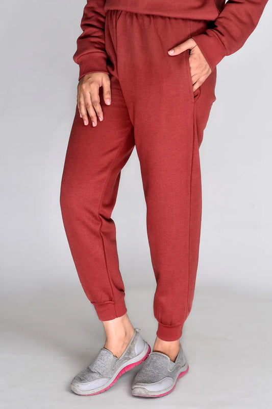 Women's Maroon Jogger Pant