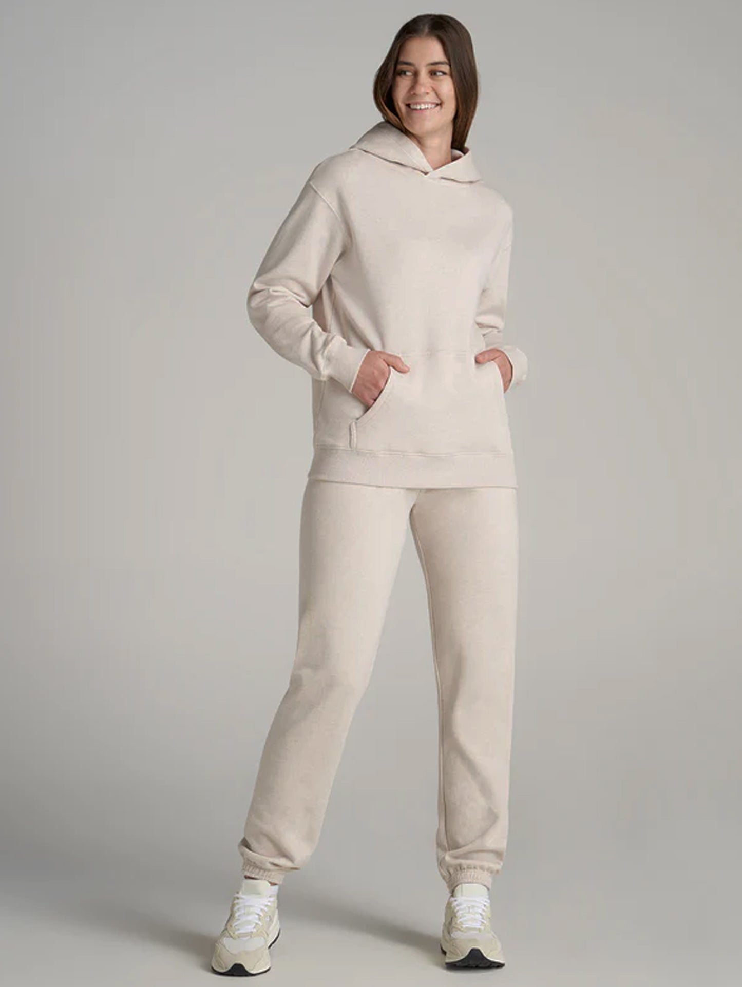 Basic Women's Cream Hoodie