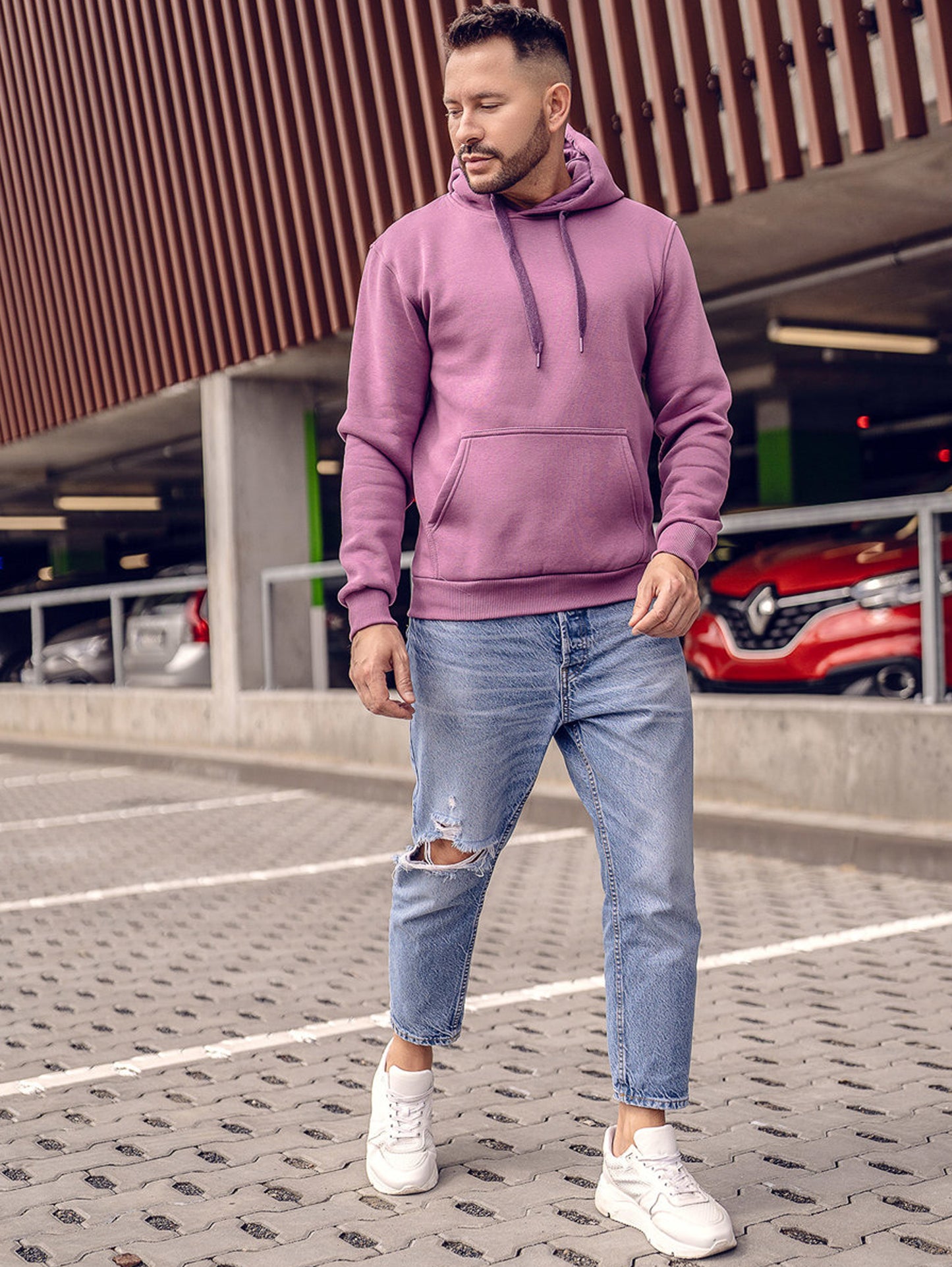 Basic Light Purple Hoodie