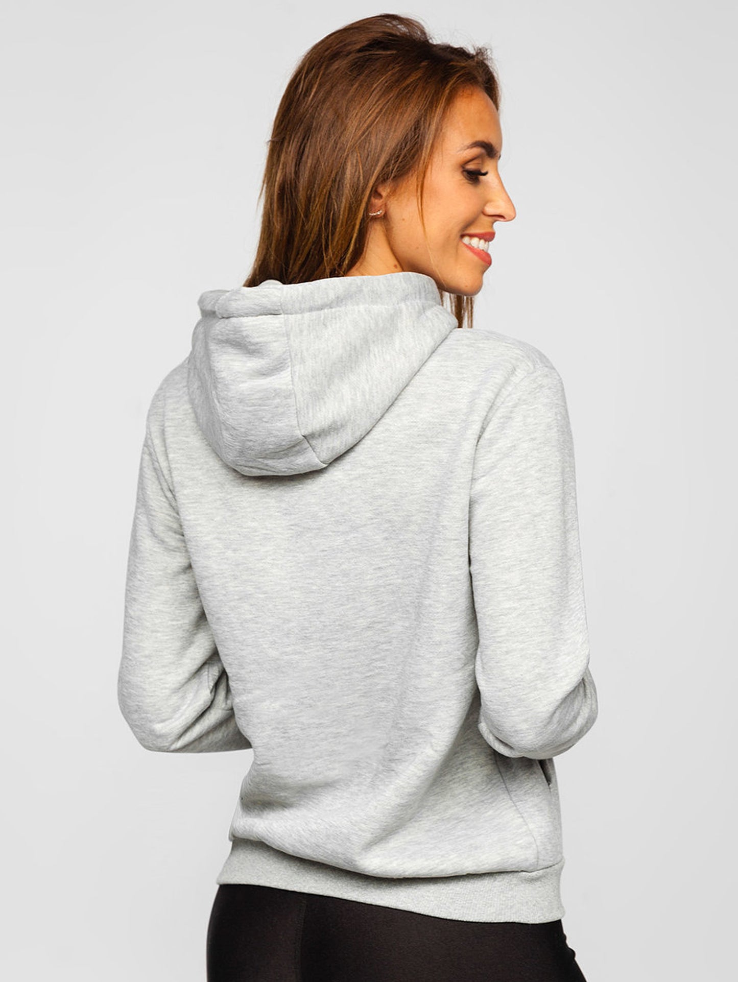 Basic Women's Heather Grey Hoodie