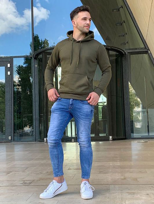 Basic Army Green Hoodie