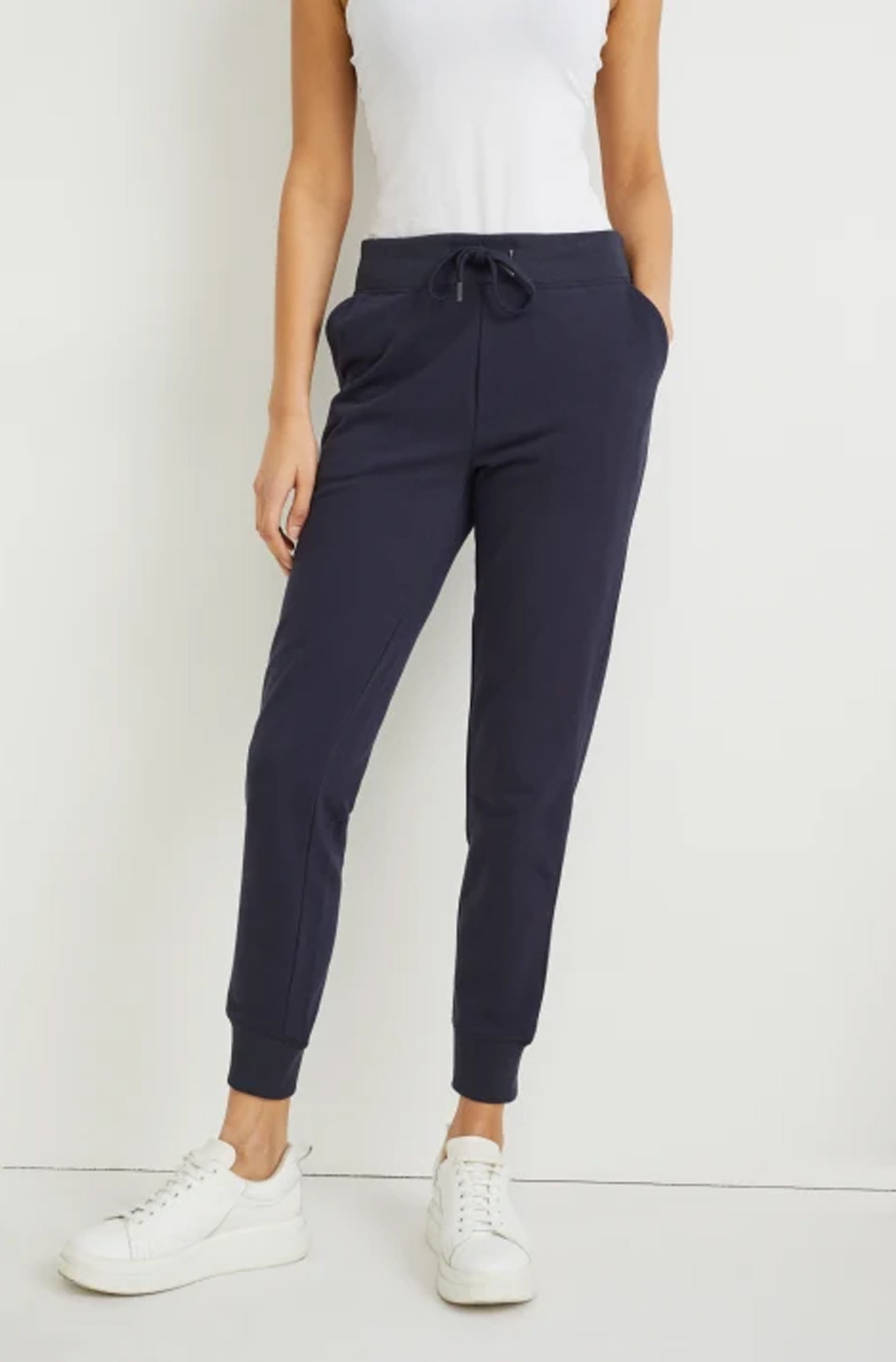 Women's Navy Blue Jogger Pant