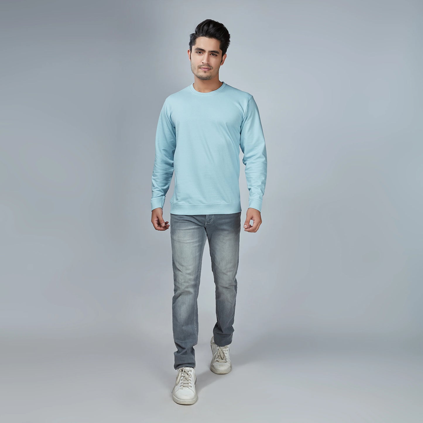 Basic Sky Blue Sweatshirt