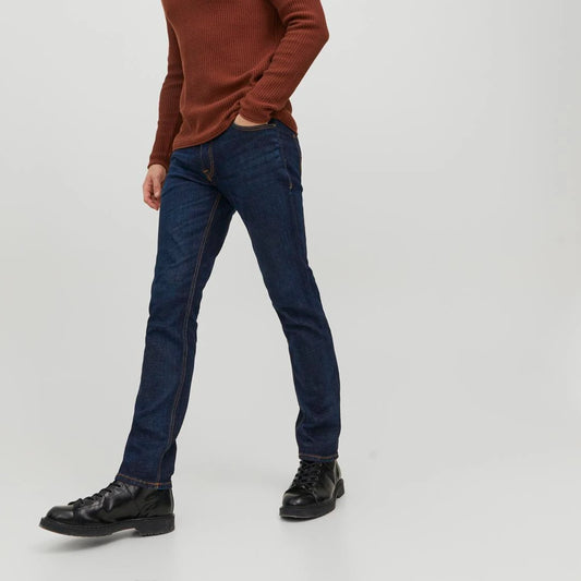 Men's Navy Blue Denim Jeans