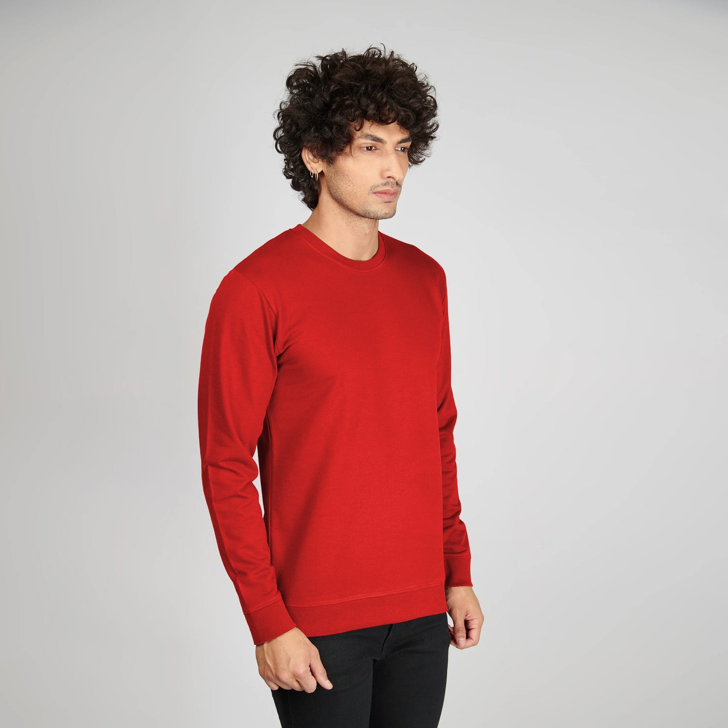 Basic Red Sweatshirt