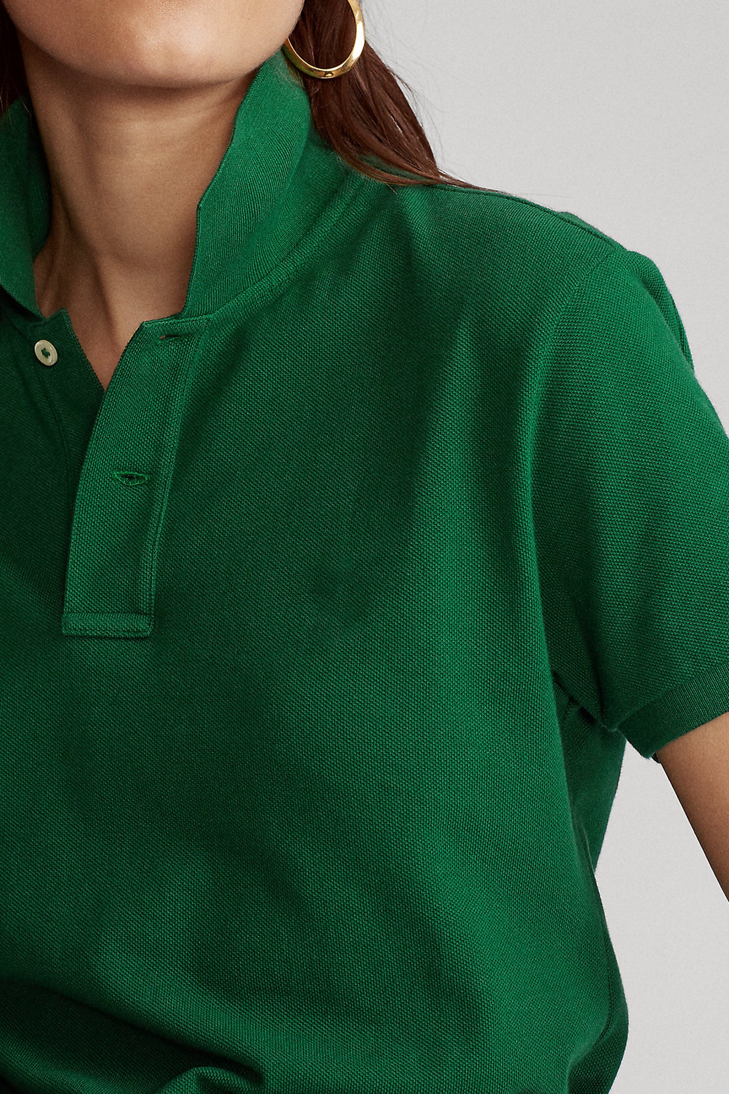 Women's Green Polo Shirt