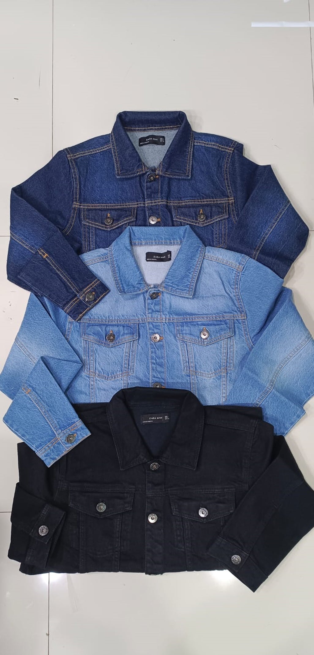 Men's Light Blue Blue Denim Jacket