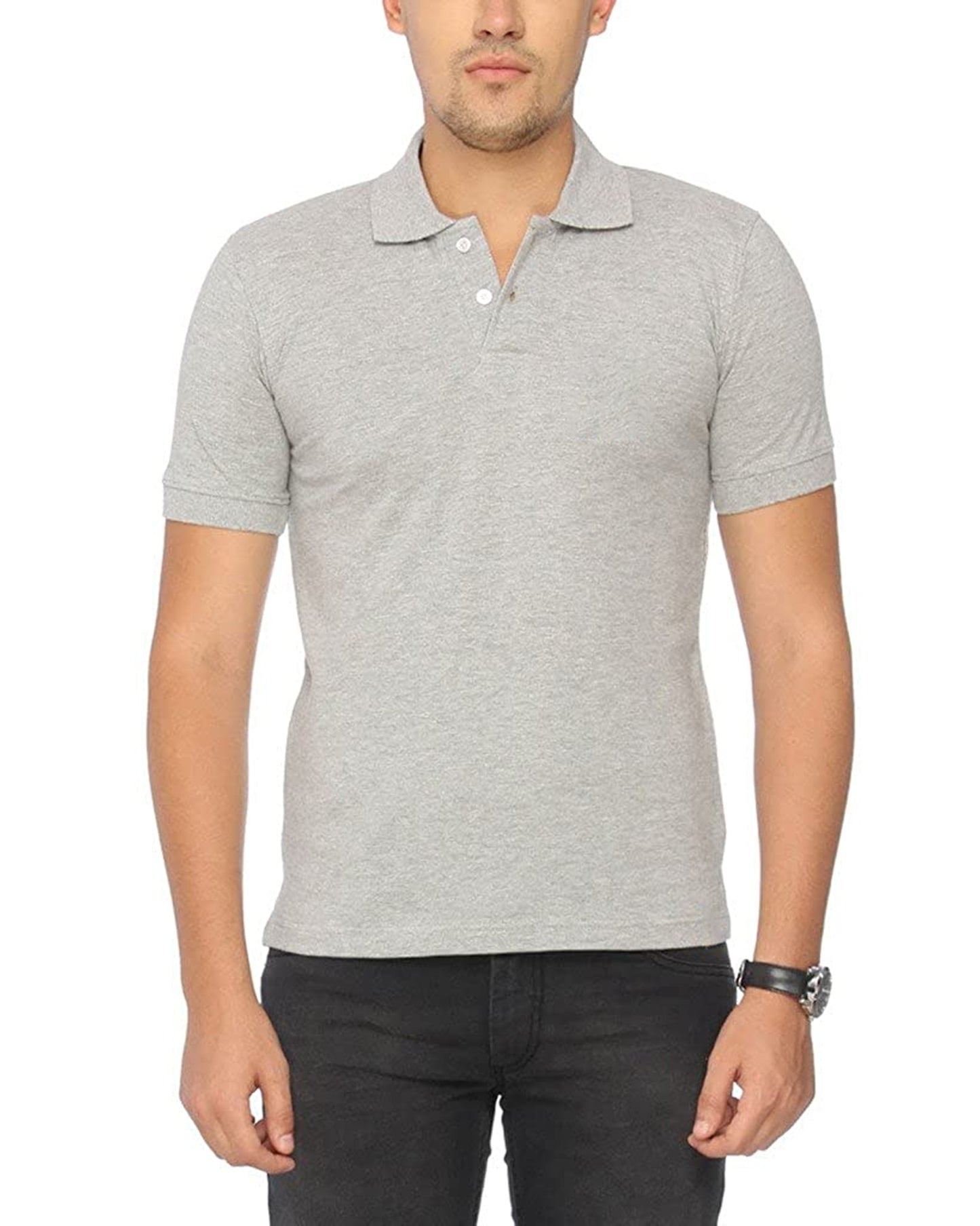 Men's Haider Gray Polo T-Shirt