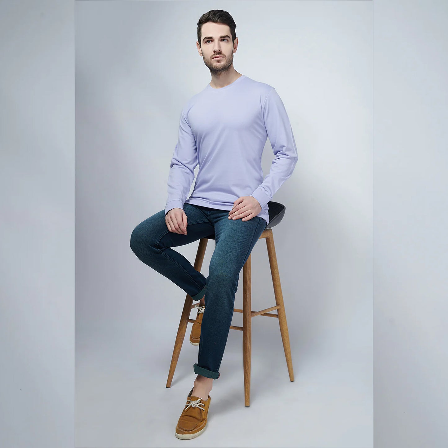 Basic Light Purple Sweatshirt