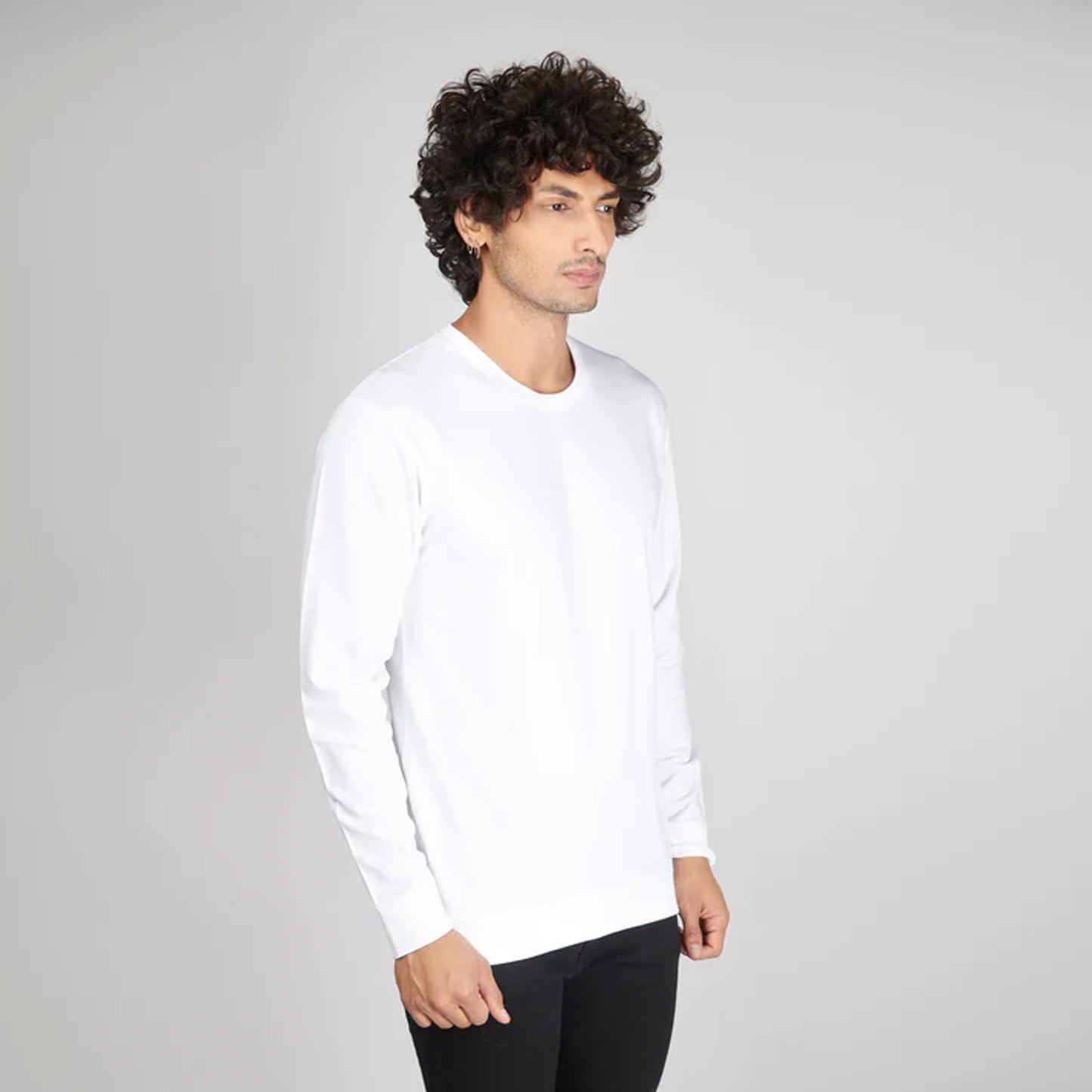 Basic White Sweatshirt