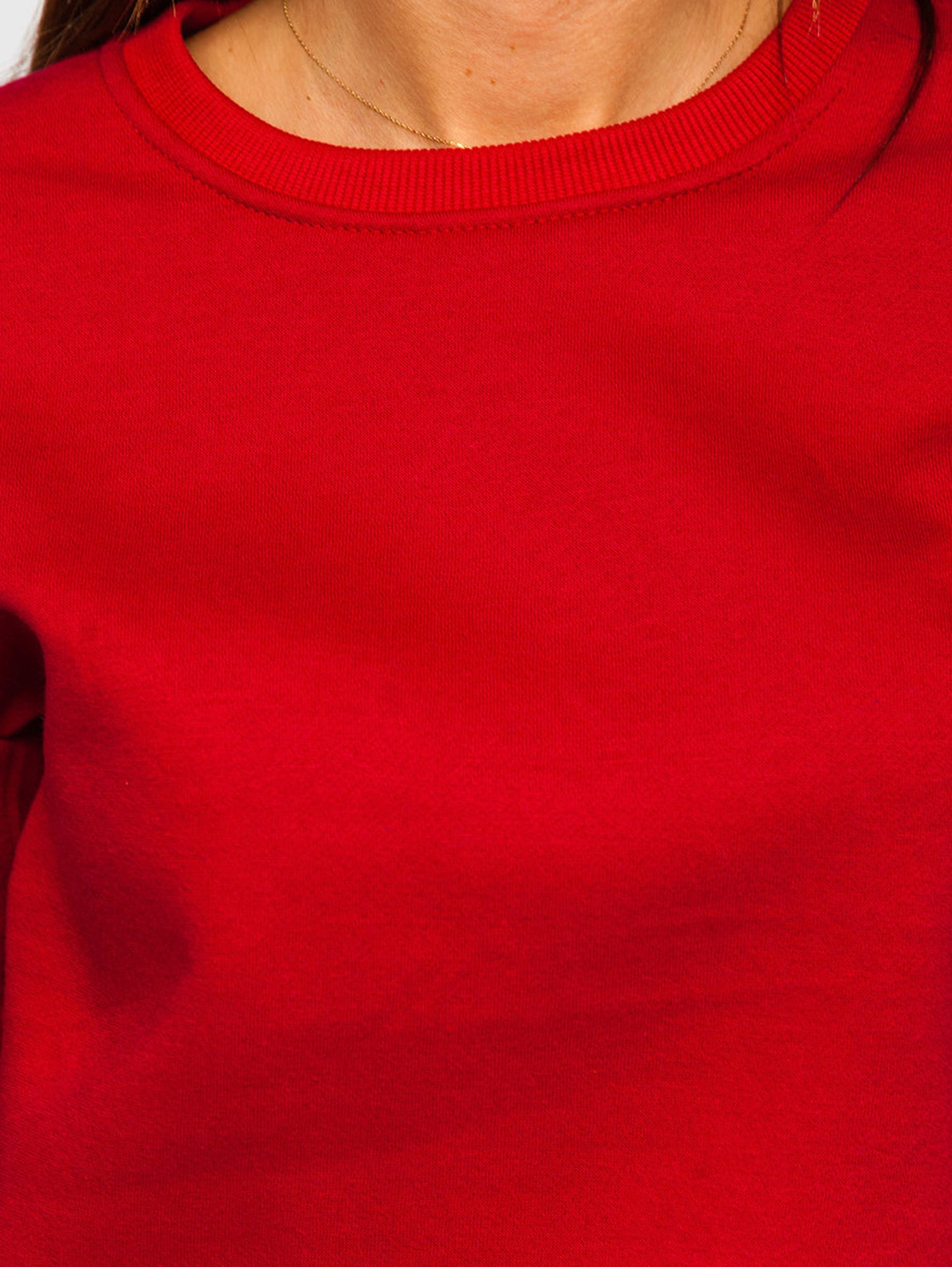 Women's Basic Maroon Sweatshirt
