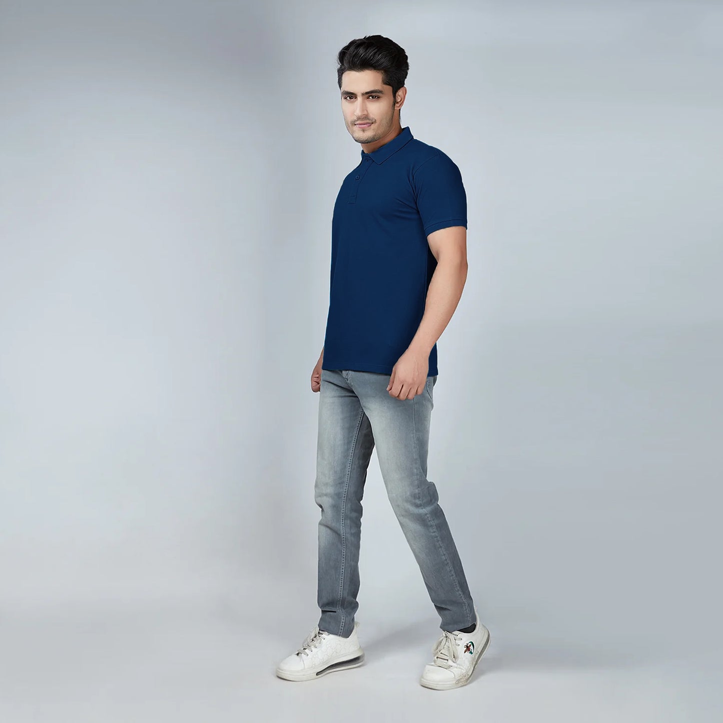 Men's Navy Blue Polo T-Shirt