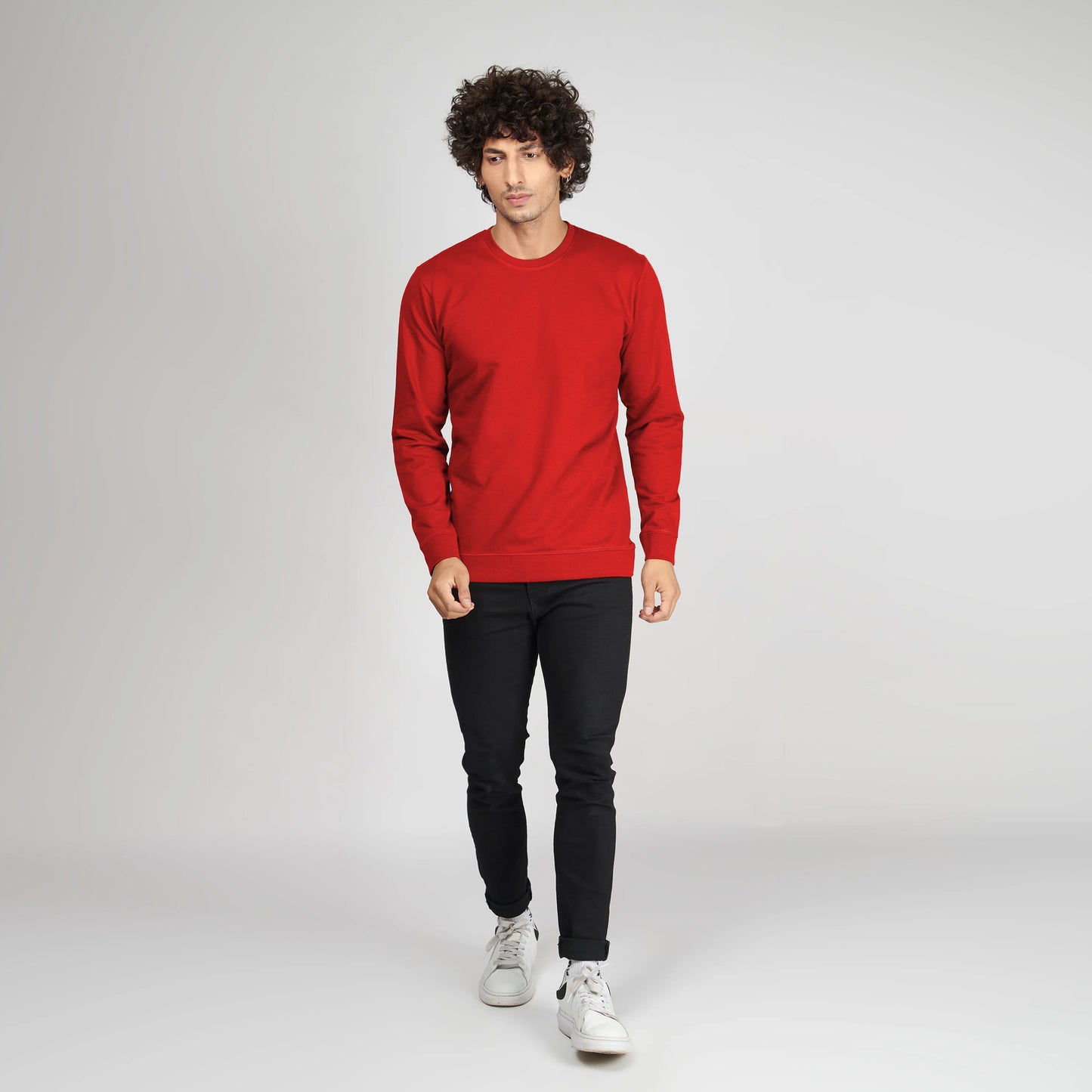 Basic Red Sweatshirt
