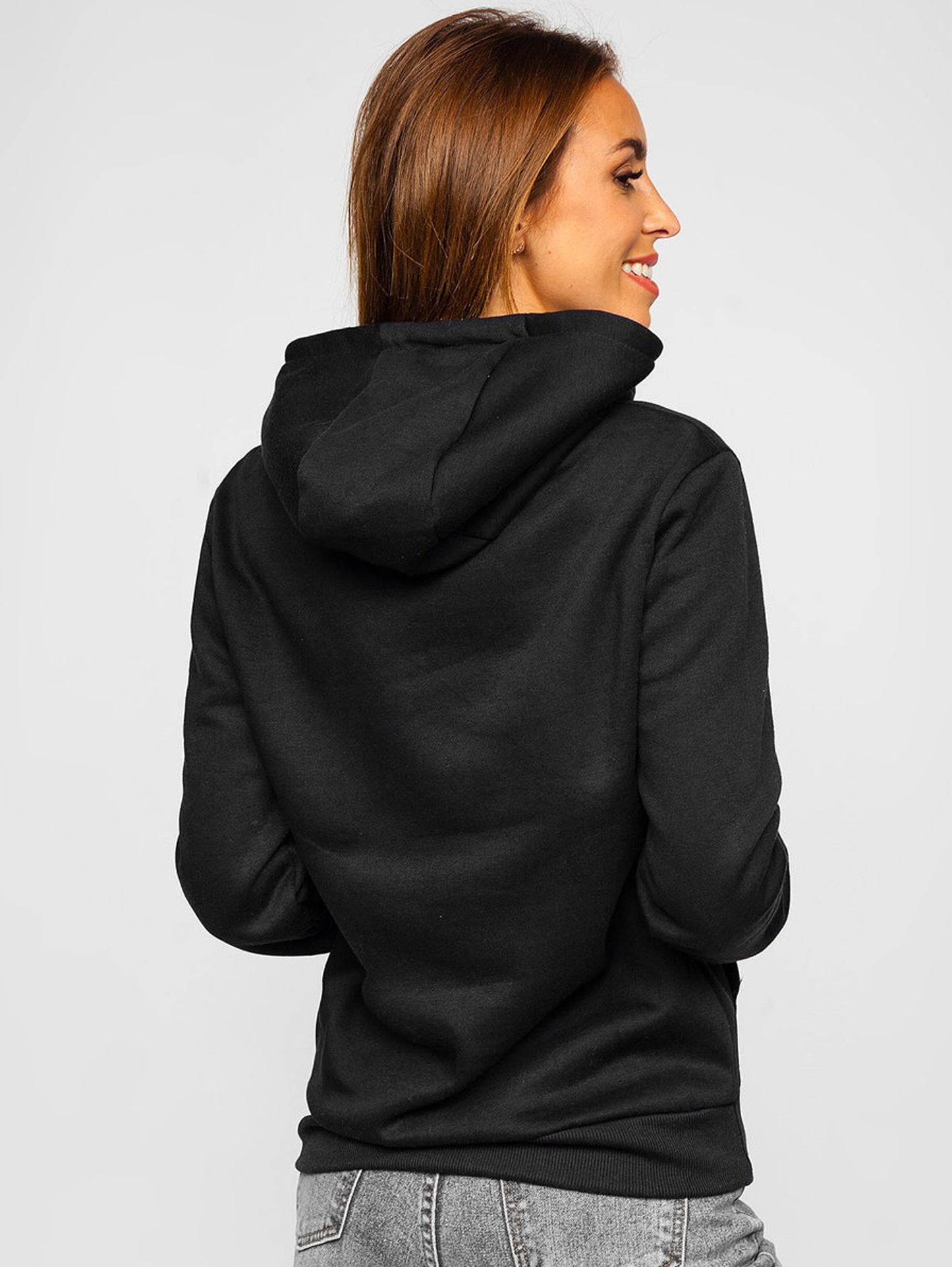 Basic Women's Black Hoodie