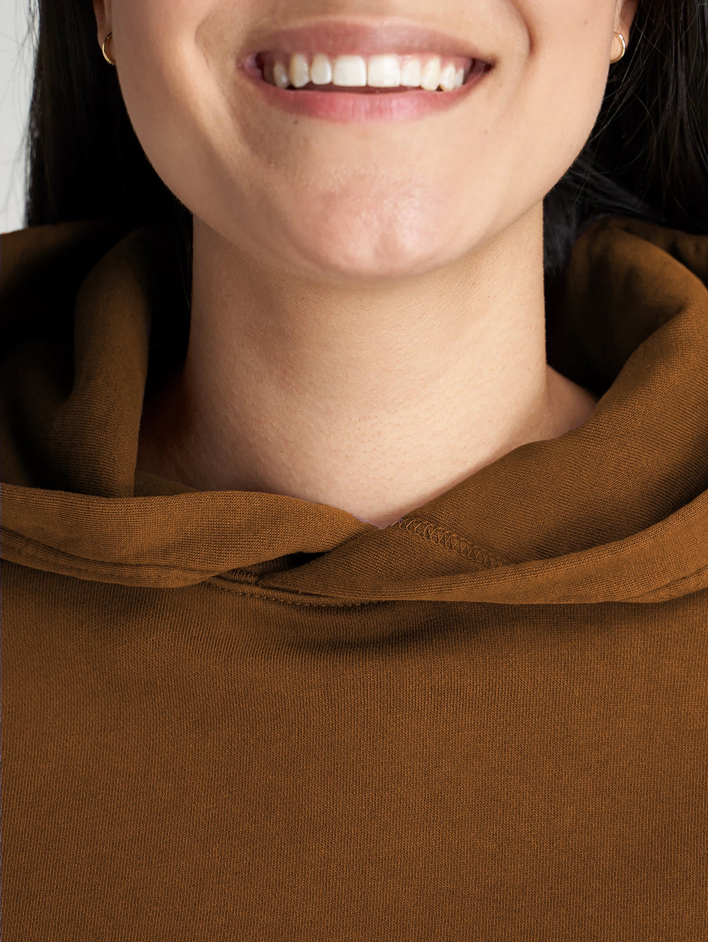 Basic Women's Brown Hoodie