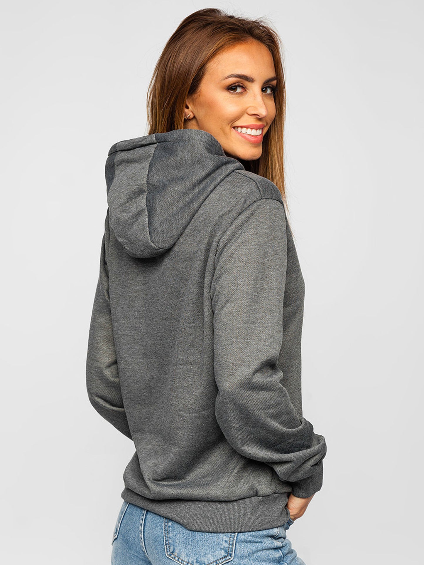 Basic Women's Charcoal Hoodie
