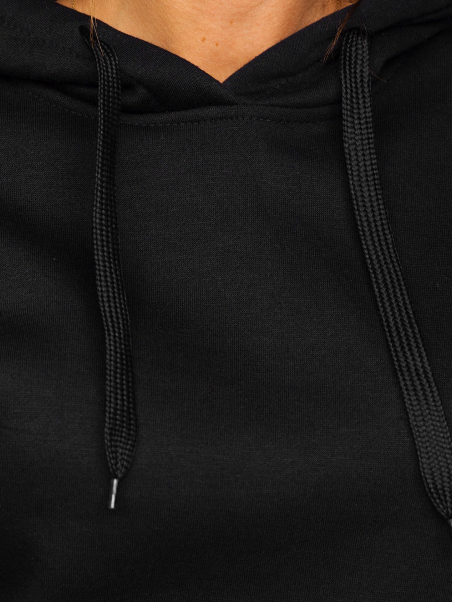 Basic Women's Black Hoodie