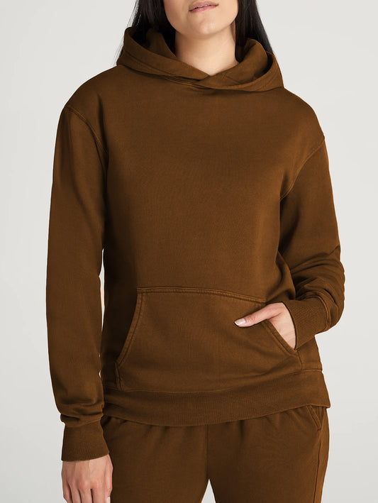Basic Women's Brown Hoodie