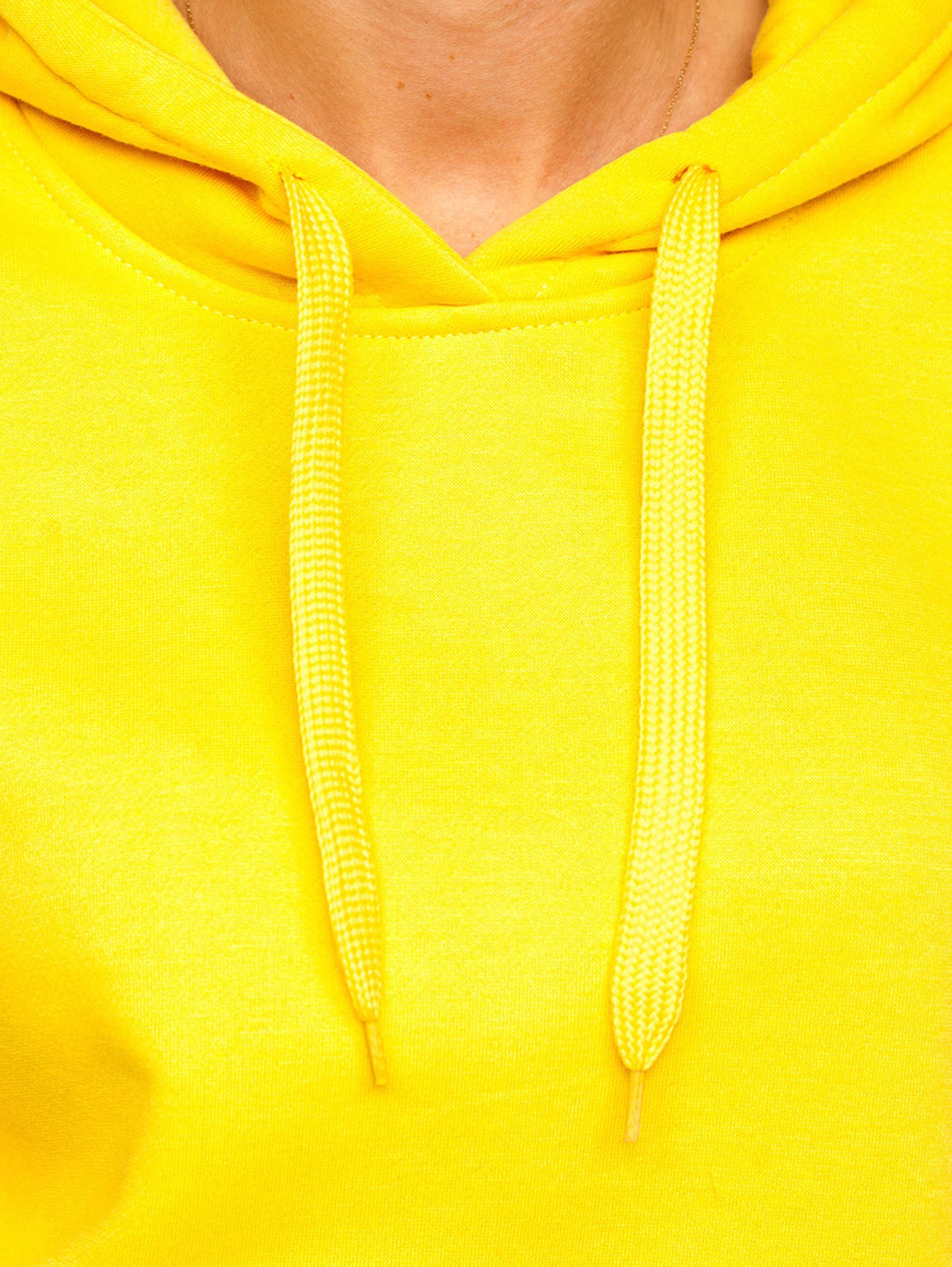 Basic Women's Yellow Hoodie