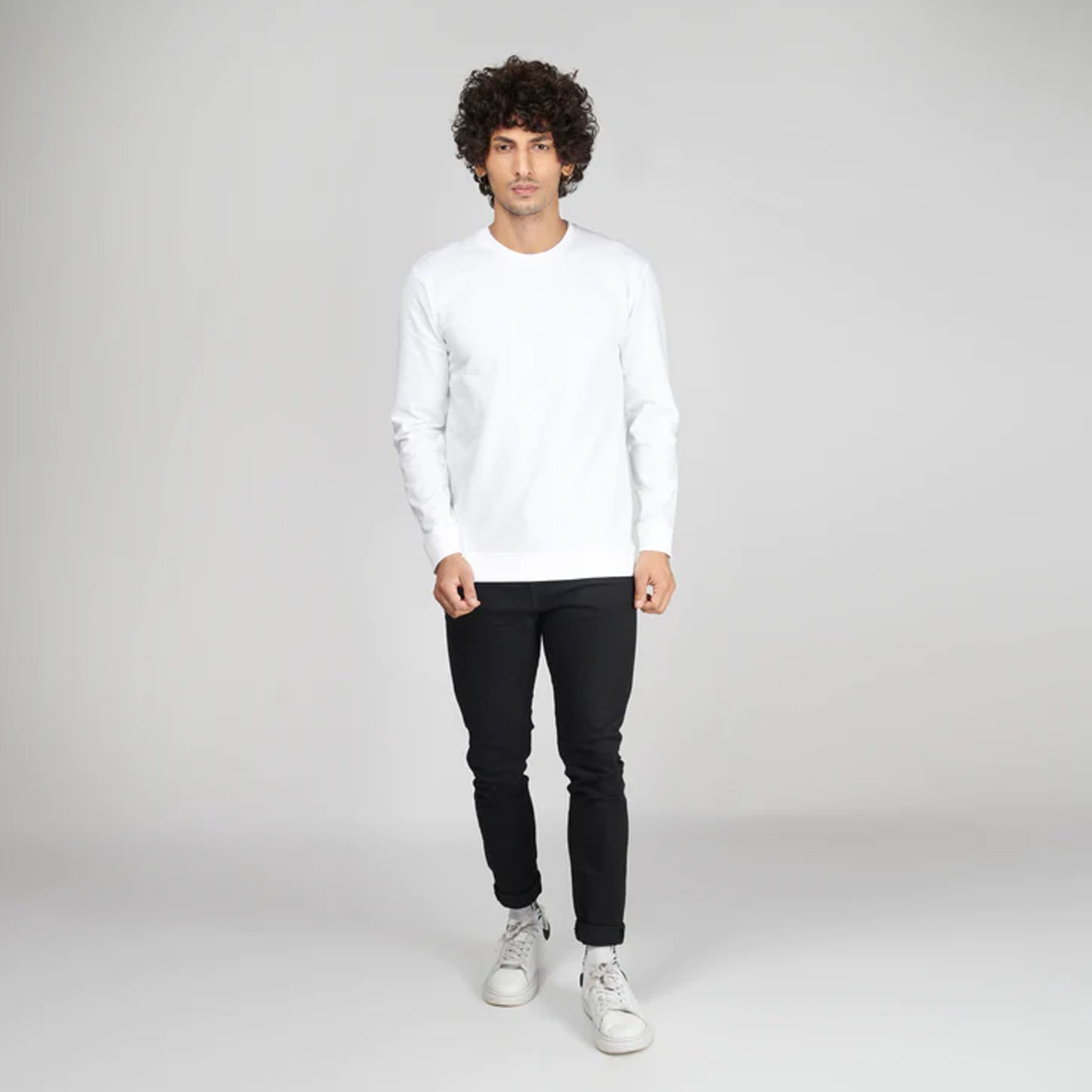 Basic White Sweatshirt