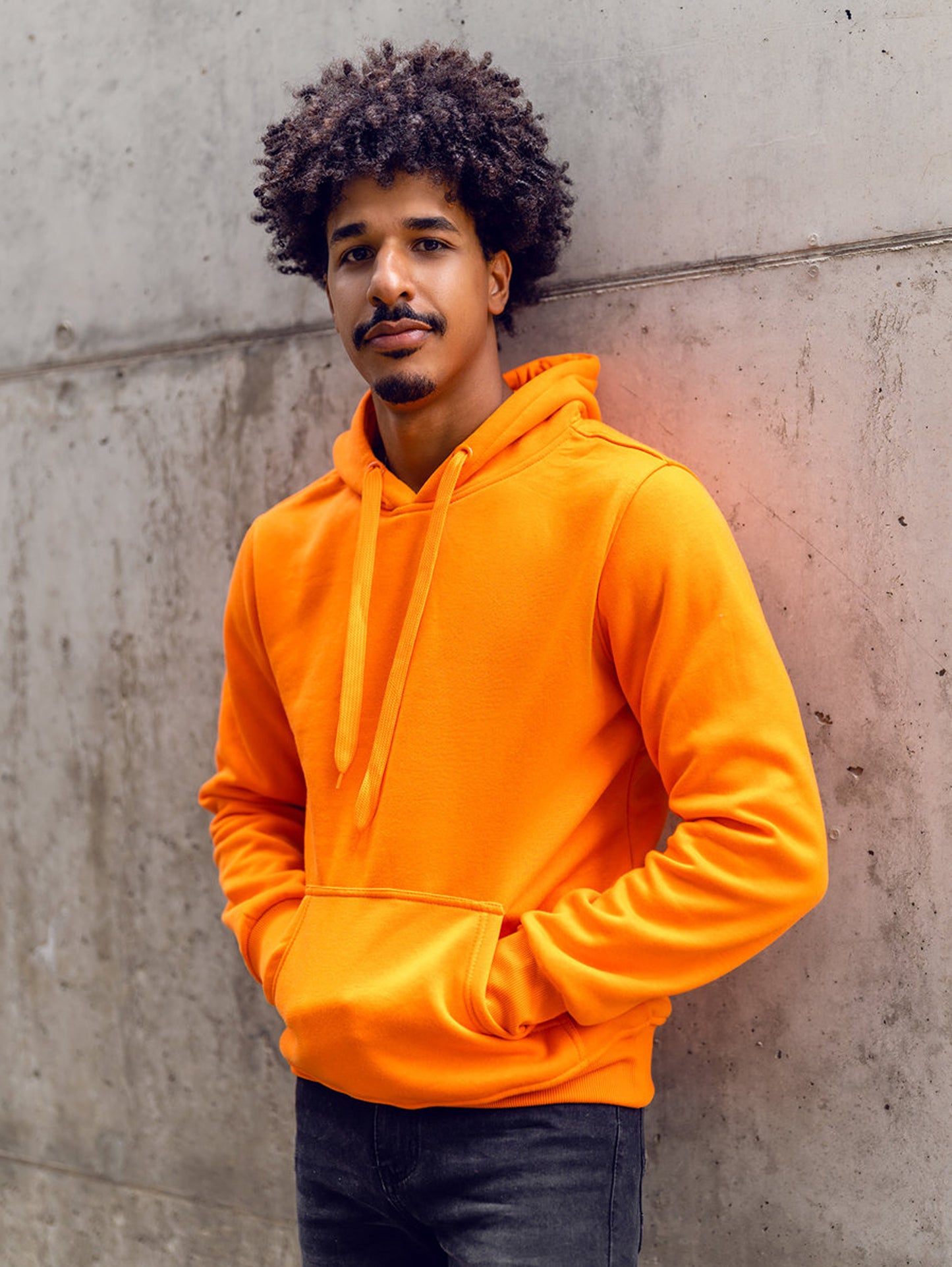 Basic Orange Hoodie