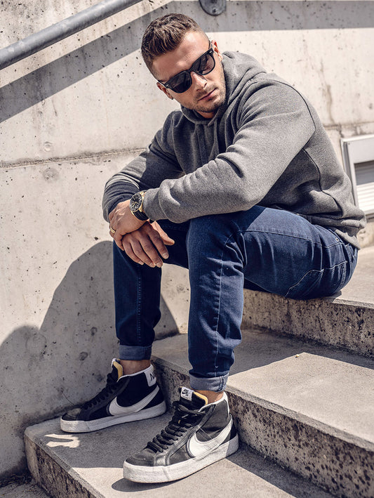 Basic Charcoal Hoodie