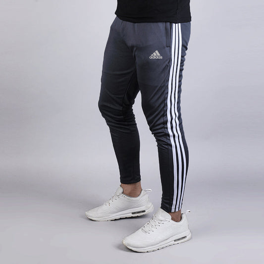 Adidas Essentials 3-Stripes Tapered Pants – Steel Gray