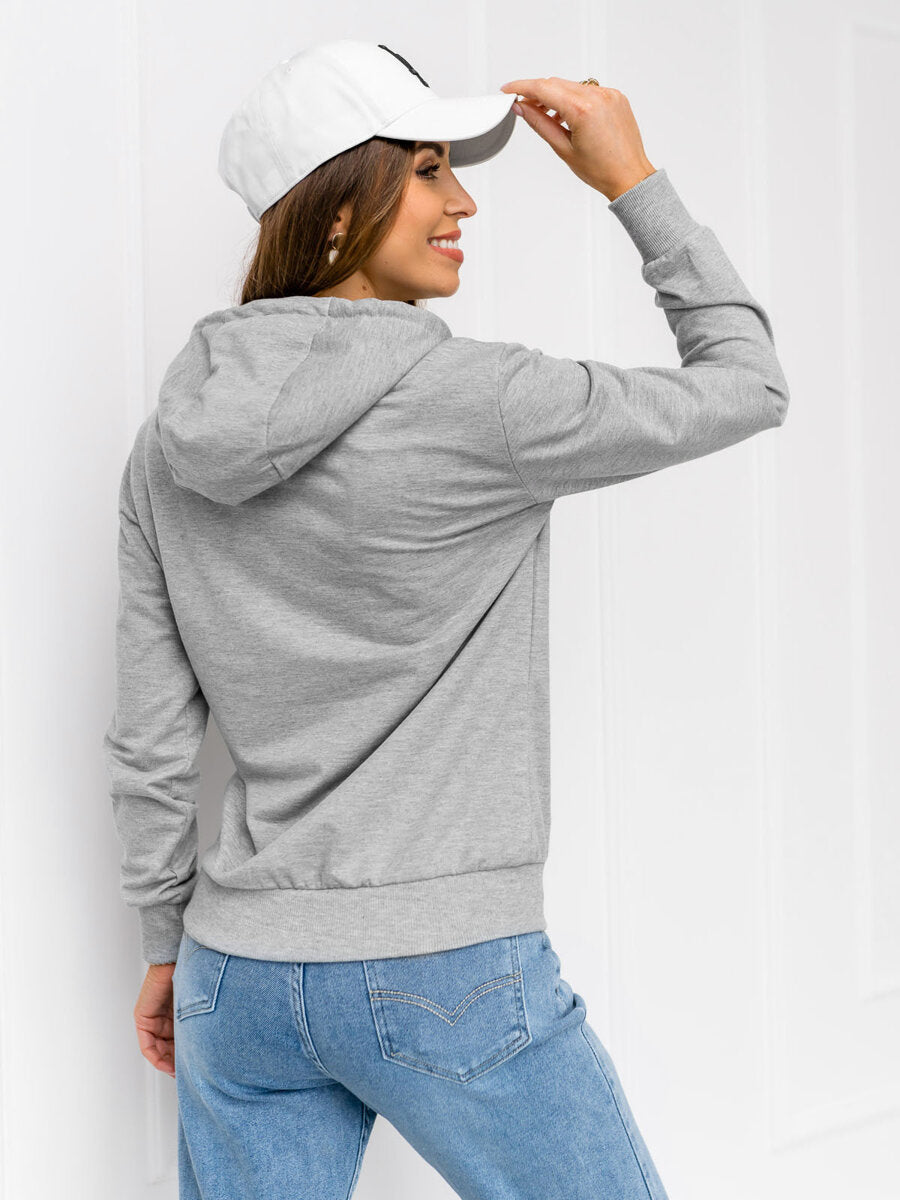 Basic Women's Heather Grey Hoodie
