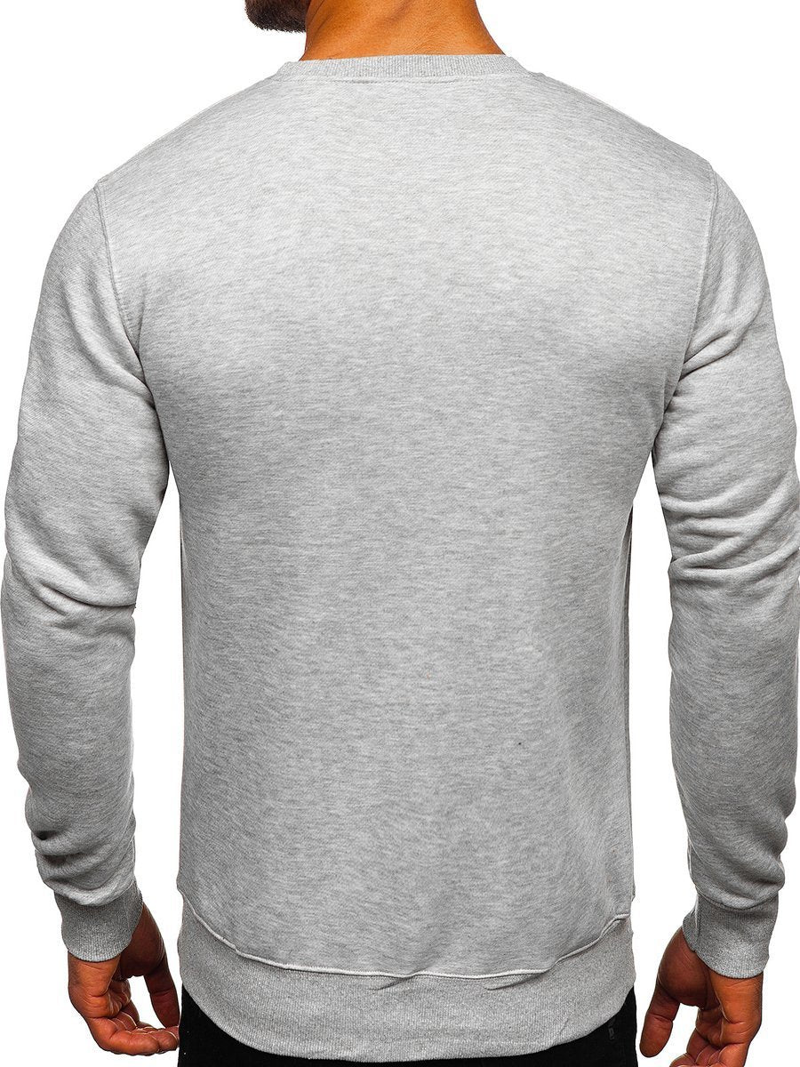 Basic Heather Gray Sweatshirt