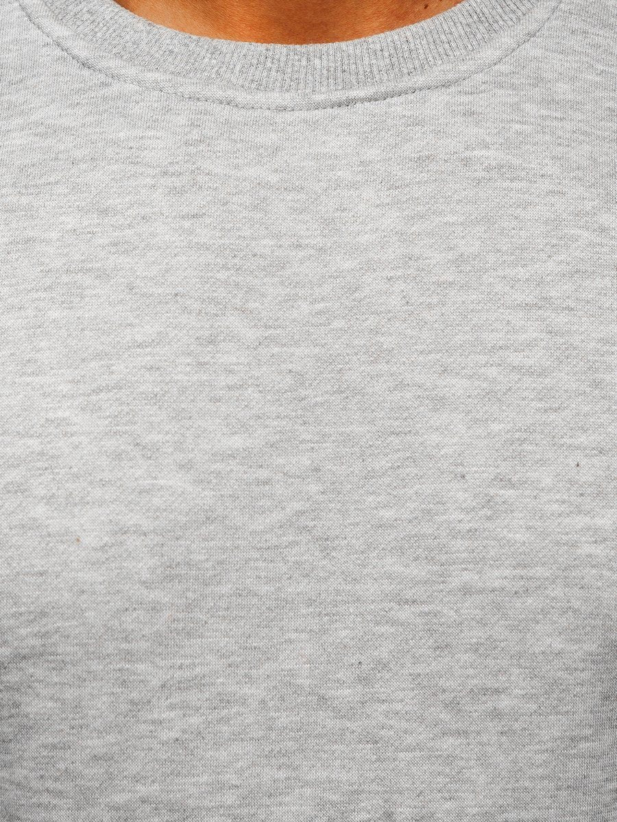 Basic Heather Gray Sweatshirt