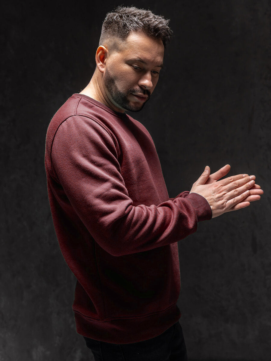 Basic Maroon Sweatshirt