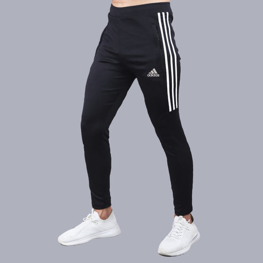 Men’s Dri-FIT 3-Stripe Pants – Black