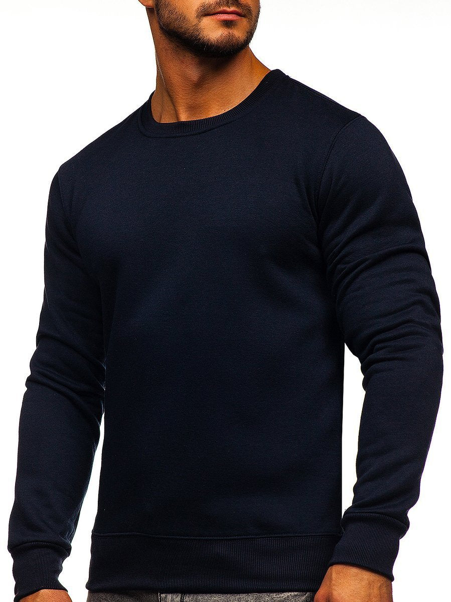 Basic Navy Blue Sweatshirt
