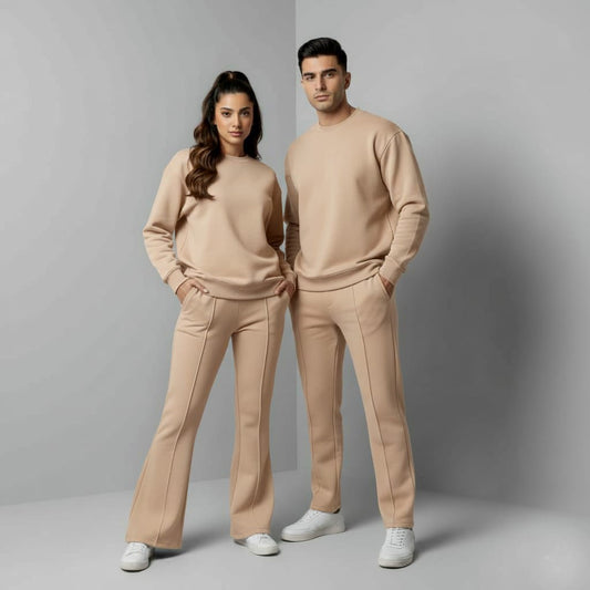 Winter Fleece Couple's Co-Ord Set – Skin