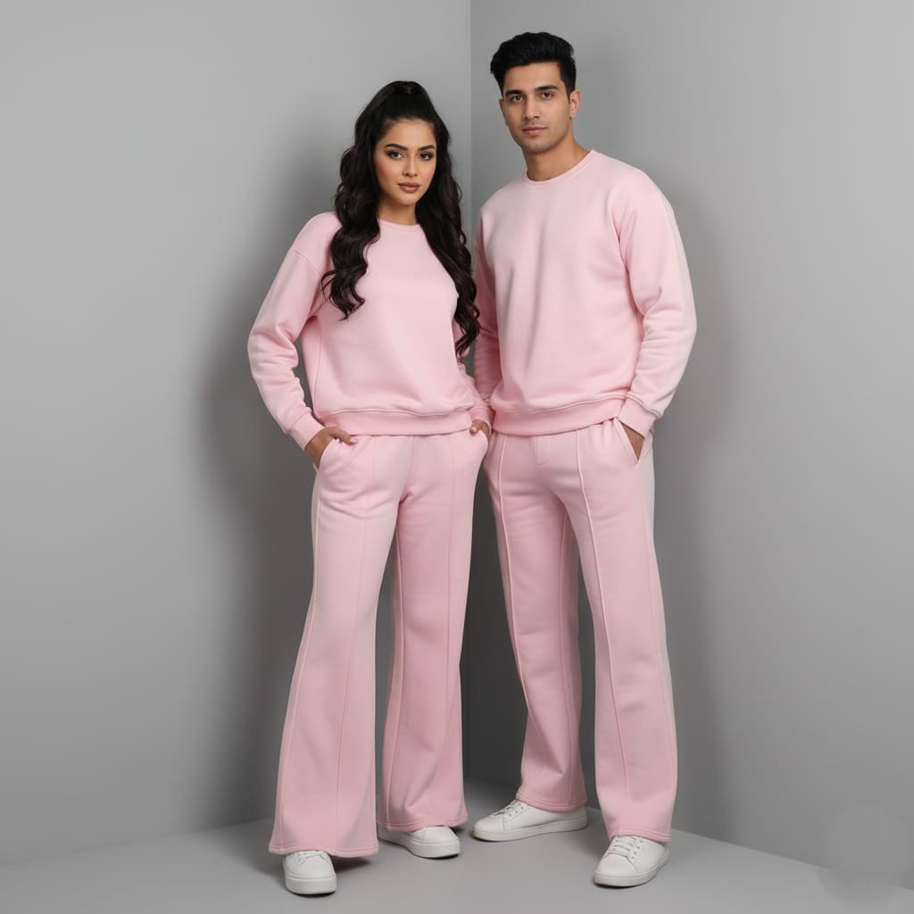 Winter Fleece Women's Co-Ord Set – Pink