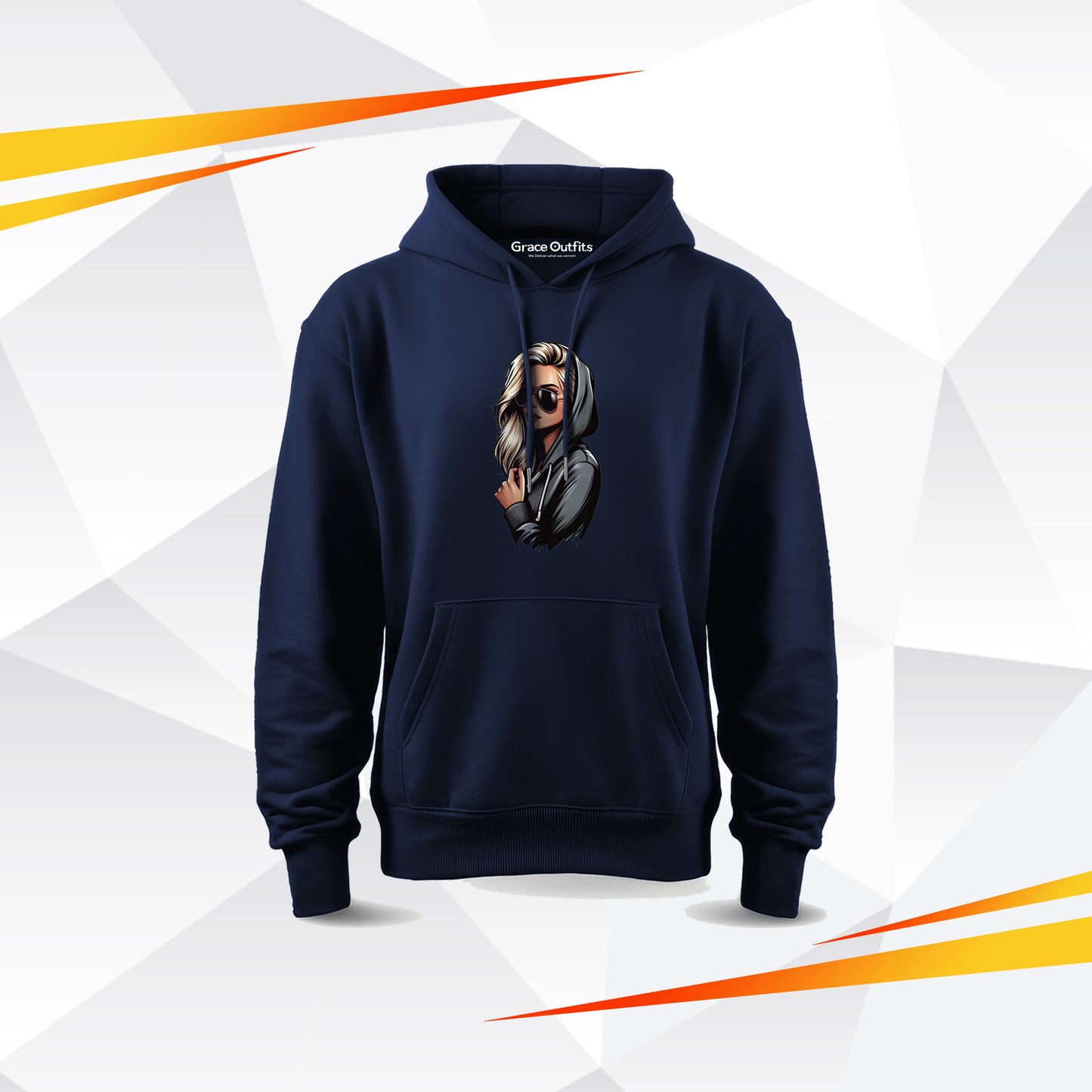 Girls Graphic Hoodie
