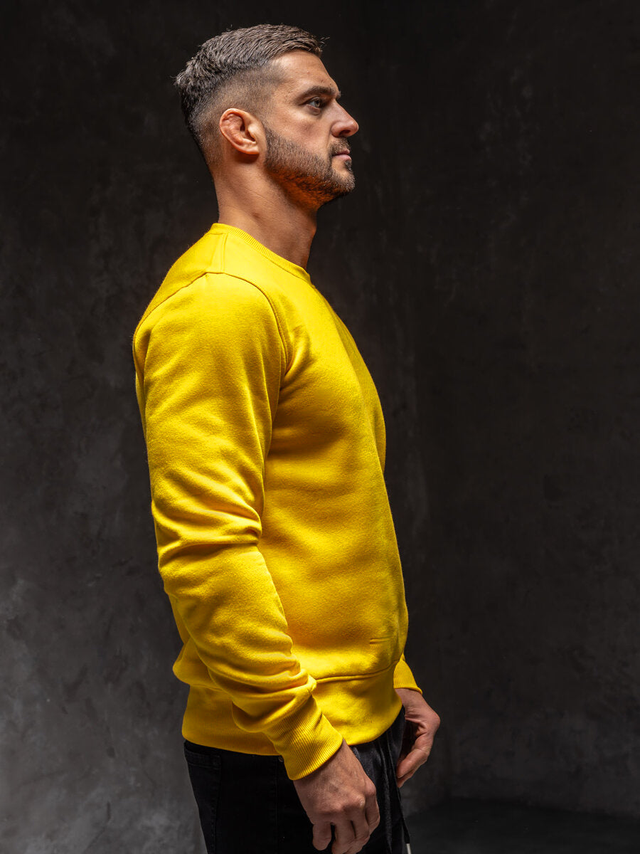 Basic Yellow Sweatshirt