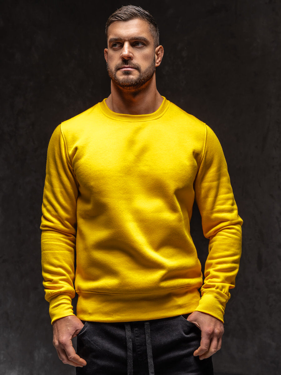 Basic Yellow Sweatshirt