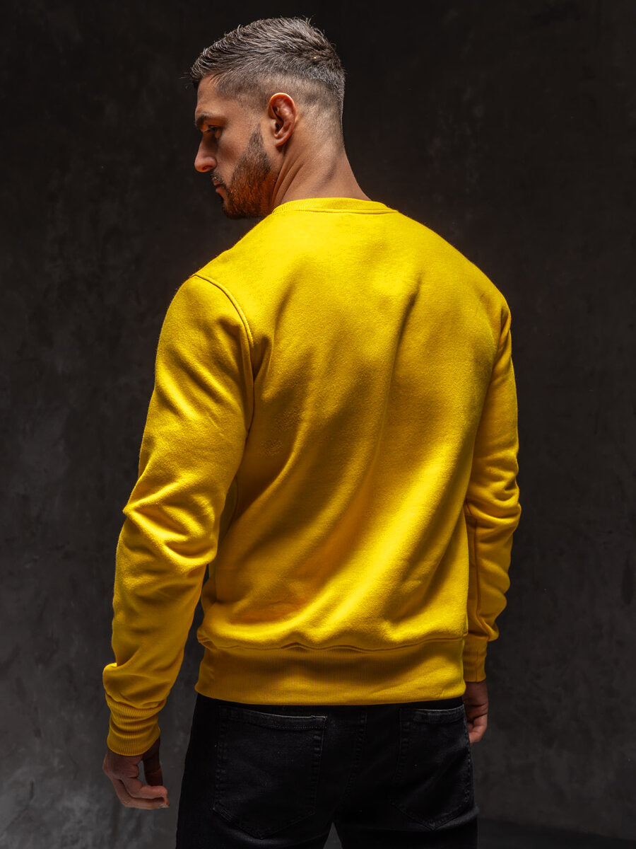 Basic Yellow Sweatshirt