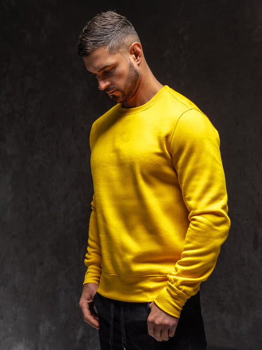 Basic Yellow Sweatshirt