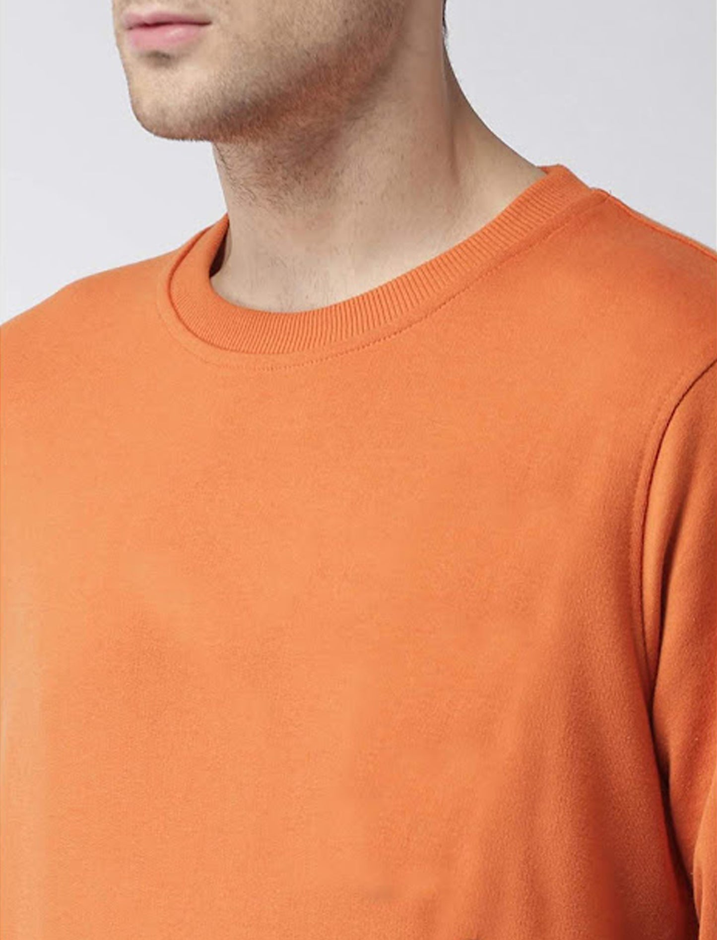 Basic Orange Sweatshirt