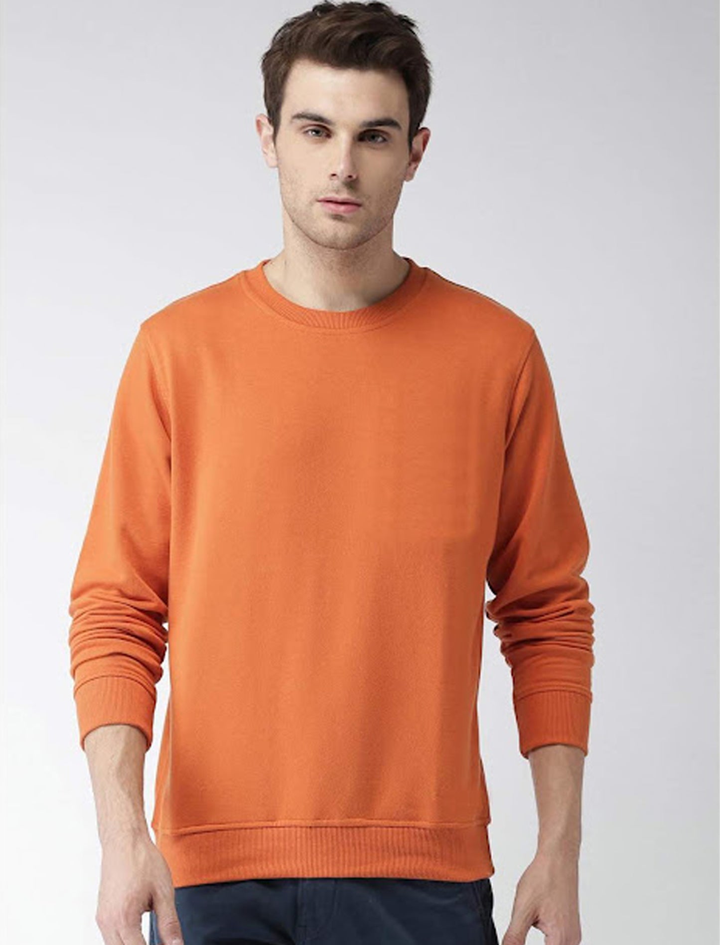 Basic Orange Sweatshirt